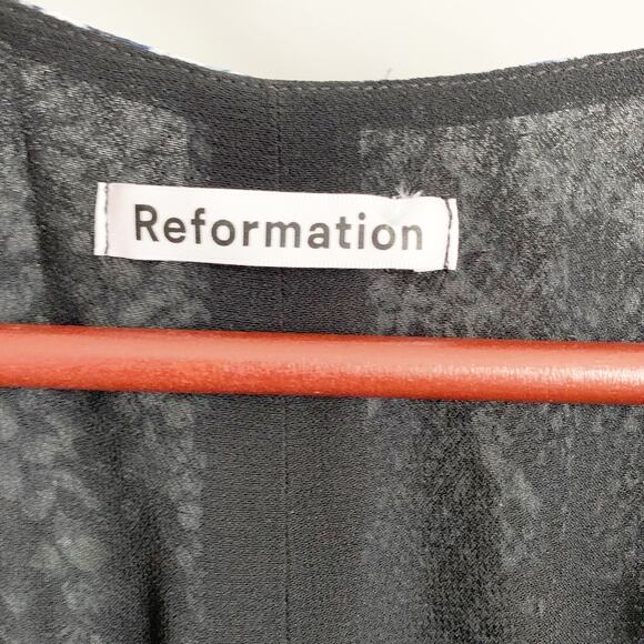 Reformation Aries Maxi Dress XS Blue New - Picture 7 of 9